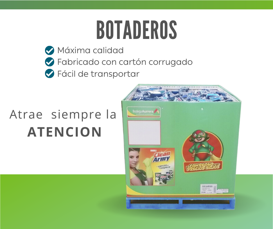 exhibidores de cartón, ideas display, displays de carton en México